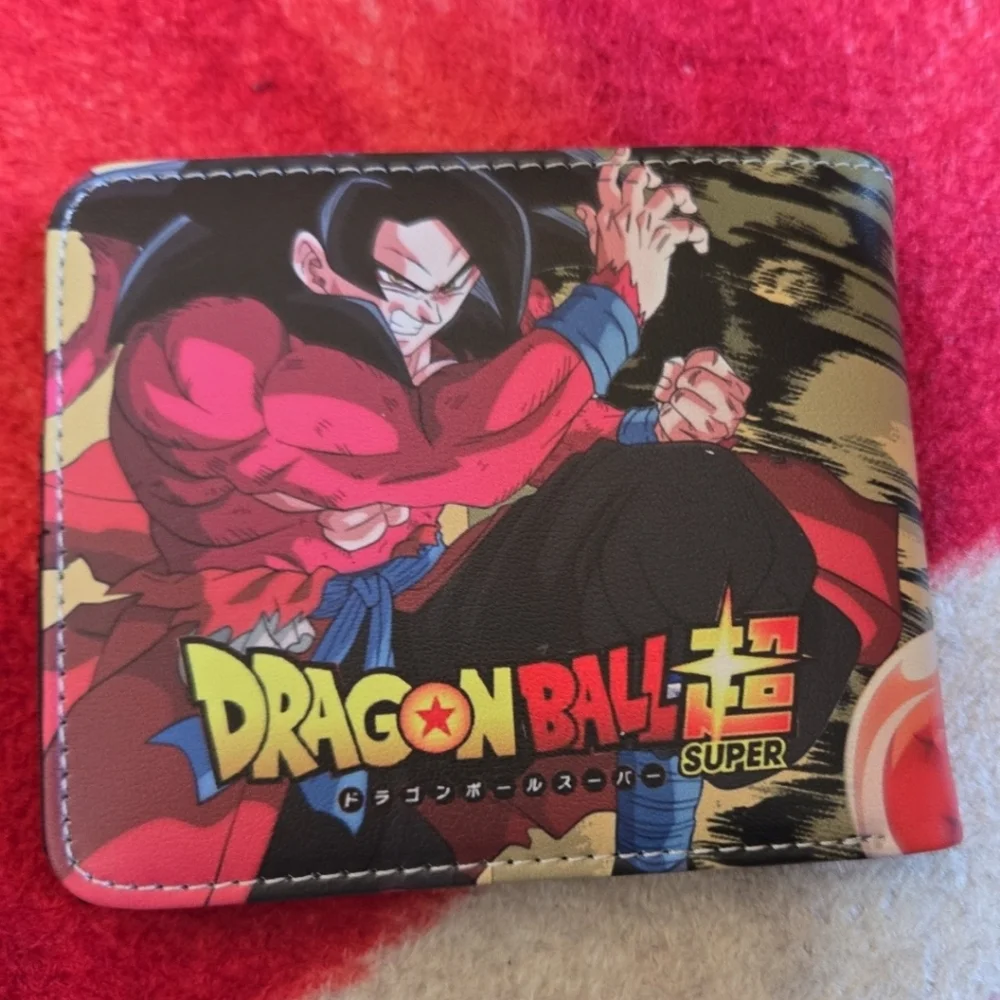 New dragon ball super anime manga leather wallet